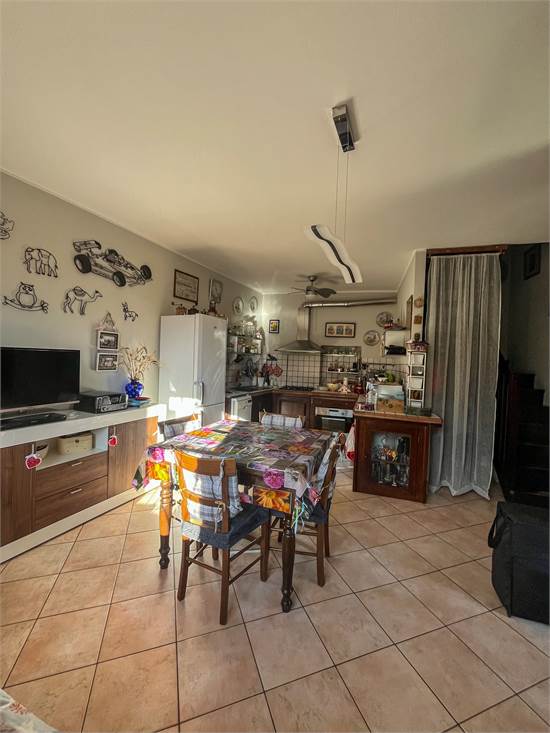 soggiorno con angolo cottura